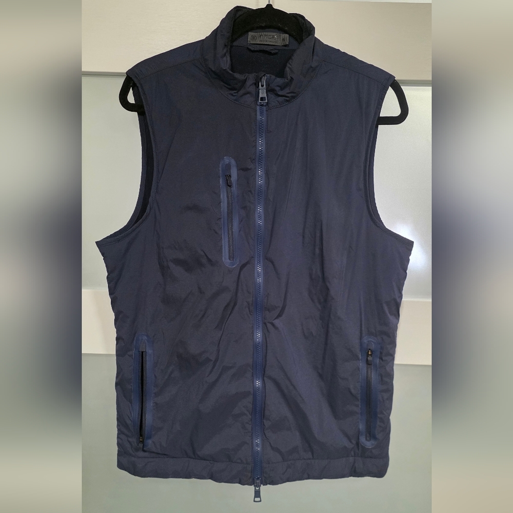 Men's Navy Lightweight Zip Vest